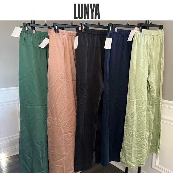 COPY - Lunya Washable Silk High Rise Pant - Picture 6 of 6